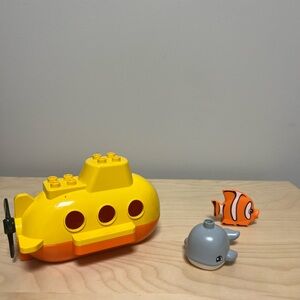 Lego Duplo Yellow and Orange Submarine Toy Set